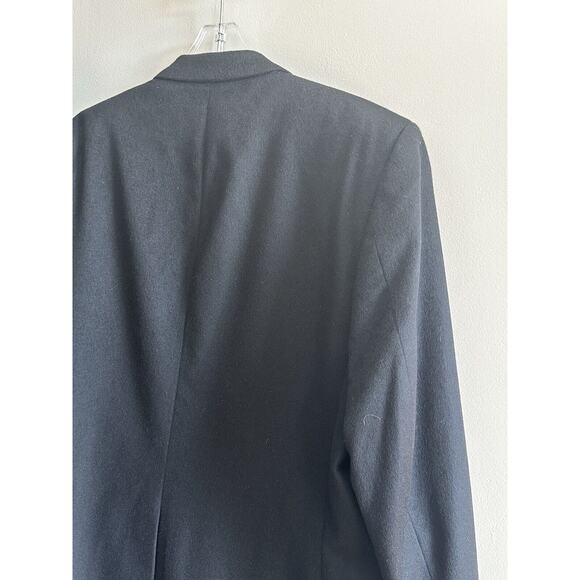 Bernhard Altmann Courture 100% Cashmere Blazer Jacket Black Size 46L Vintage - Picture 10 of 16